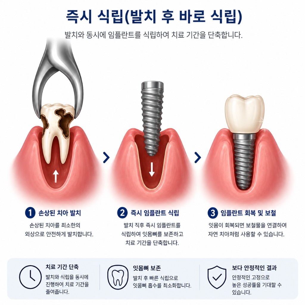 서울열린치과 발치 즉시 임플란트